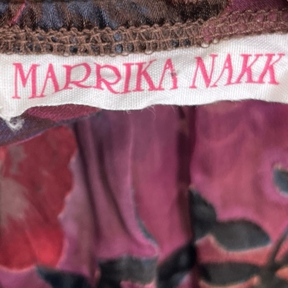 Marrika Nakk Burnout Velvet Sheer Floral Top Witchy Black Lacy Whimsigoth Fairy - Picture 7 of 16